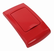 Lift deksel Envirobin rood