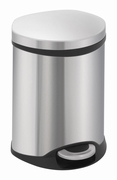 Shell Bin pedaalemmer 6 ltr, EKO mat RVS