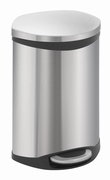 Shell Bin pedaalemmer 10 ltr, EKO mat RVS