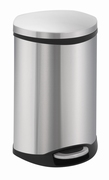 Shell Bin pedaalemmer 18 ltr, EKO mat RVS