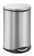 Shell Bin pedaalemmer 50 ltr, EKO mat RVS