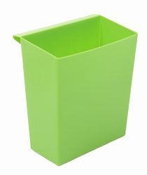 Inzetbakje voor vierkant tapse papierbak groen