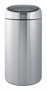 Twin Bin 2x20ltr, Brabantia mat RVS FPP