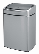 Touch bin 10 ltr, Brabantia mat RVS FPP