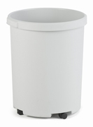 Ronde papierbak 50 ltr grijs