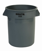 Ronde Brute container 75,7 ltr, Rubbermaid grijs