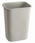 Rechthoekige afvalbak 39 ltr, Rubbermaid grijs