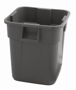 Vierkante Brute container 151,4 ltr, Rubbermaid grijs