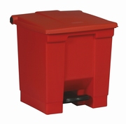 Step-On Classic container 30 ltr, Rubbermaid rood