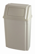 Slim Jim-wandcontainer, Rubbermaid beige
