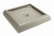 Verzwaarde basis, Rubbermaid beige