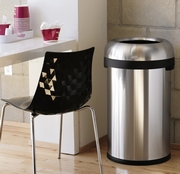 Afvalbak Bullet Open Top 60 ltr, Simplehuman mat RVS