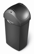 Swing Lid Can 60 ltr, Simplehuman grijs