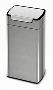 Afvalemmer Touch Bar 30 liter, Simplehuman mat RVS