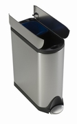 Pedaalemmer Butterfly Recycler 2 x 20 ltr, Simplehuman mat R