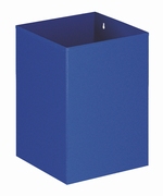Vierkante papierbak 21 ltr blauw