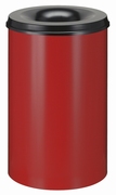 Vlamdovende papierbak 110 ltr rood, zwart