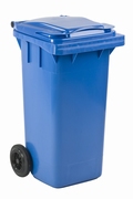 Mini-container 120 ltr blauw