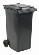 Mini-container 240 ltr grijs