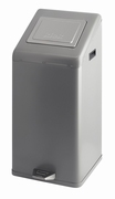 Carro-Kick met pushdeksel 50 ltr grijs