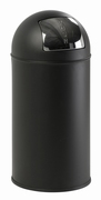 Pushcan 40 ltr, EKO mat zwart