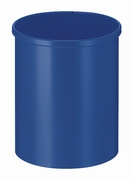 Ronde papierbak 15 ltr blauw