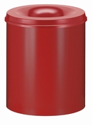 Vlamdovende papierbak 80 ltr rood