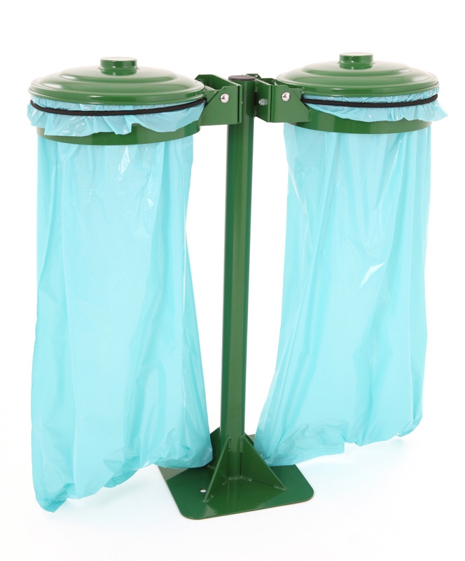 Afvalzakhouder Outdoor Duo - Uit assortiment groen