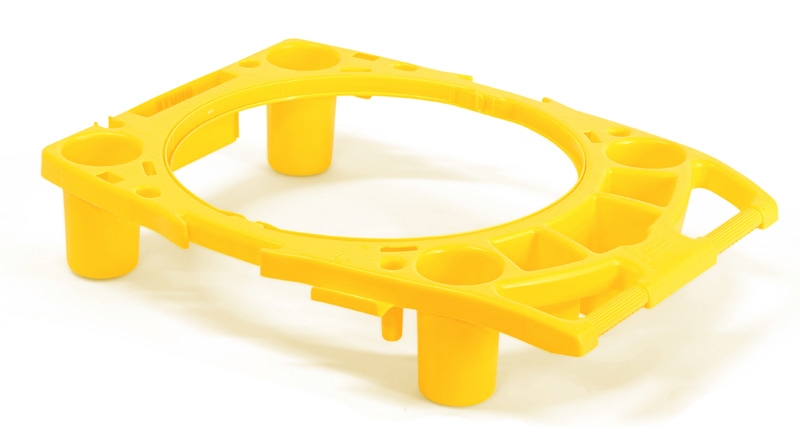 Brute Rim Caddy, Rubbermaid geel
