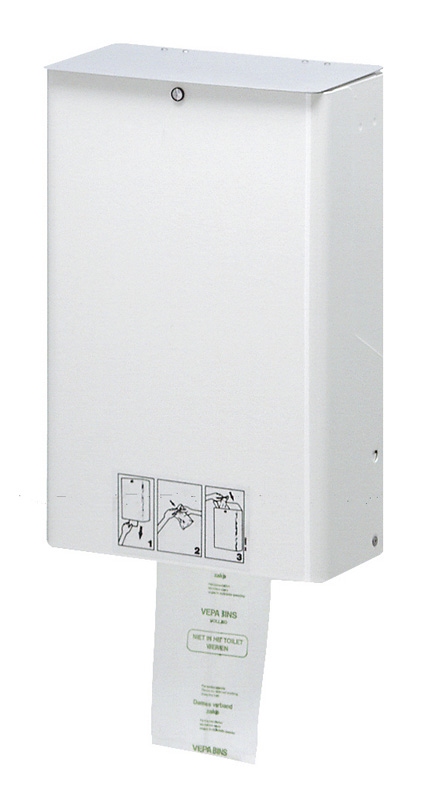 Combi-hygiënebak wit