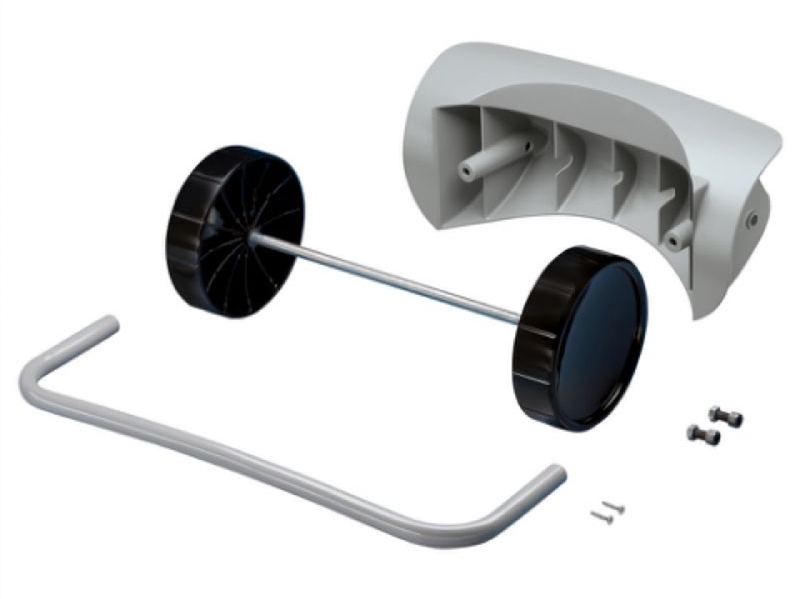 Industriële afvalbak ProfiLine 120 ltr, Hailo grijs