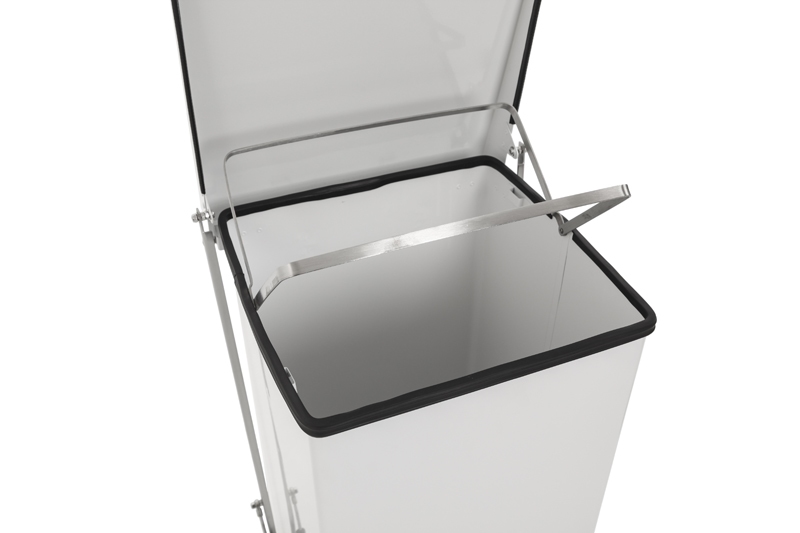 Industriële pedaalemmer 152 ltr wit