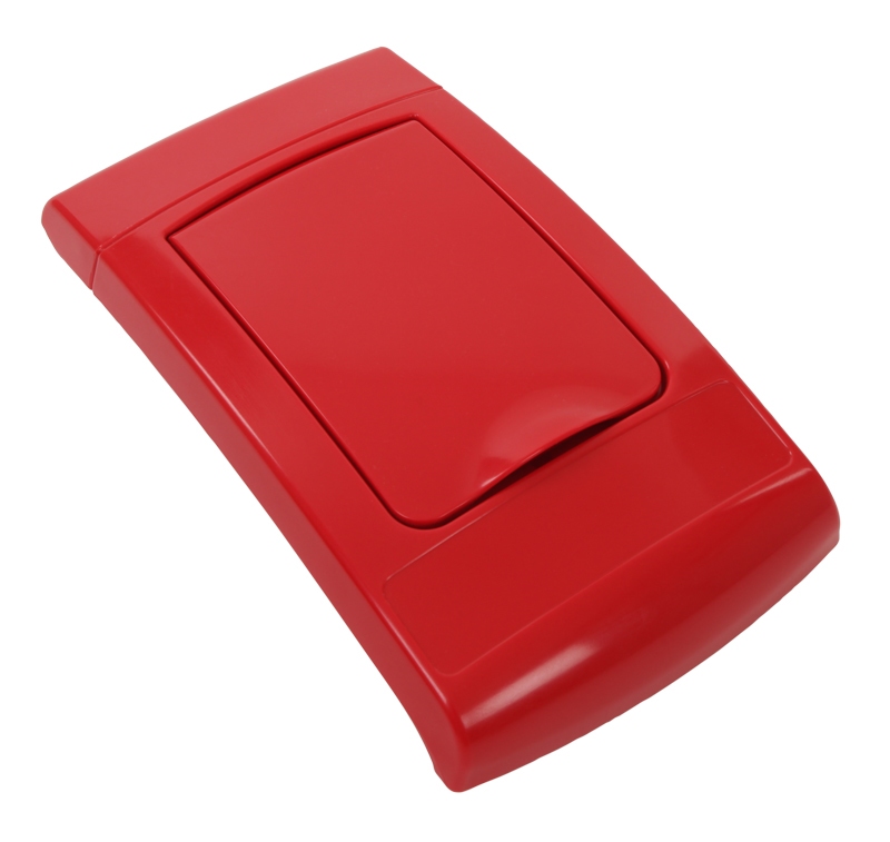 Lift deksel Envirobin rood