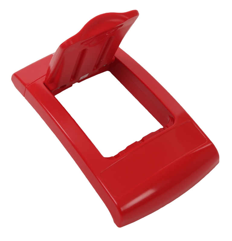 Lift deksel Envirobin rood