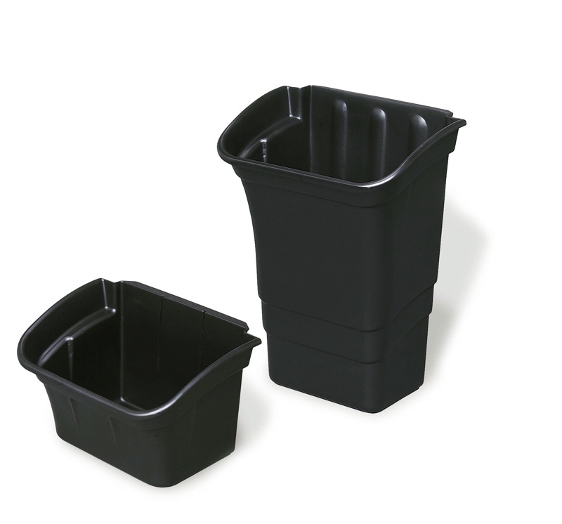 Materiaalbak 15 ltr zwart