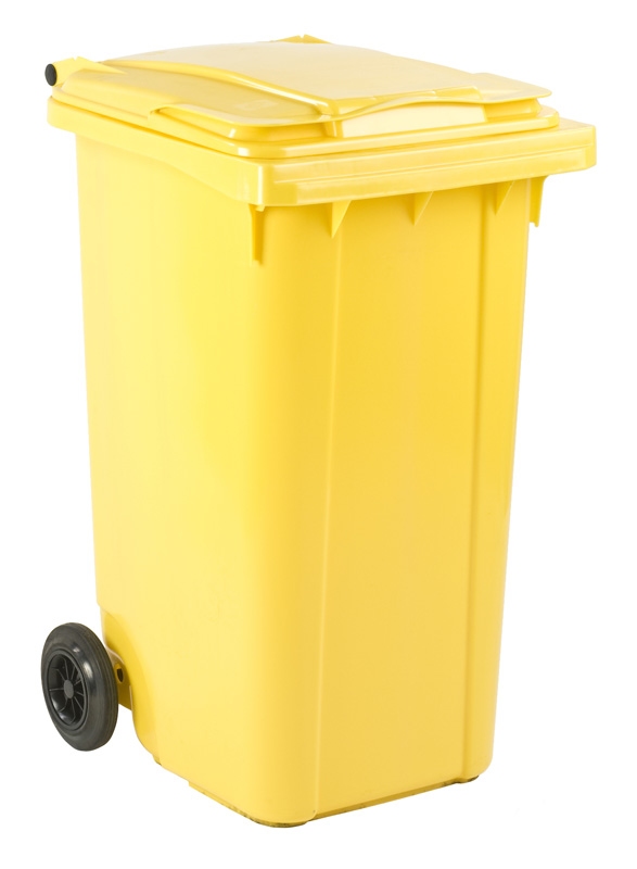 Mini-container 240 ltr geel
