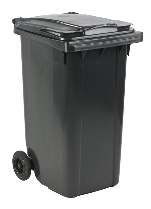 Mini-container 240 ltr grijs