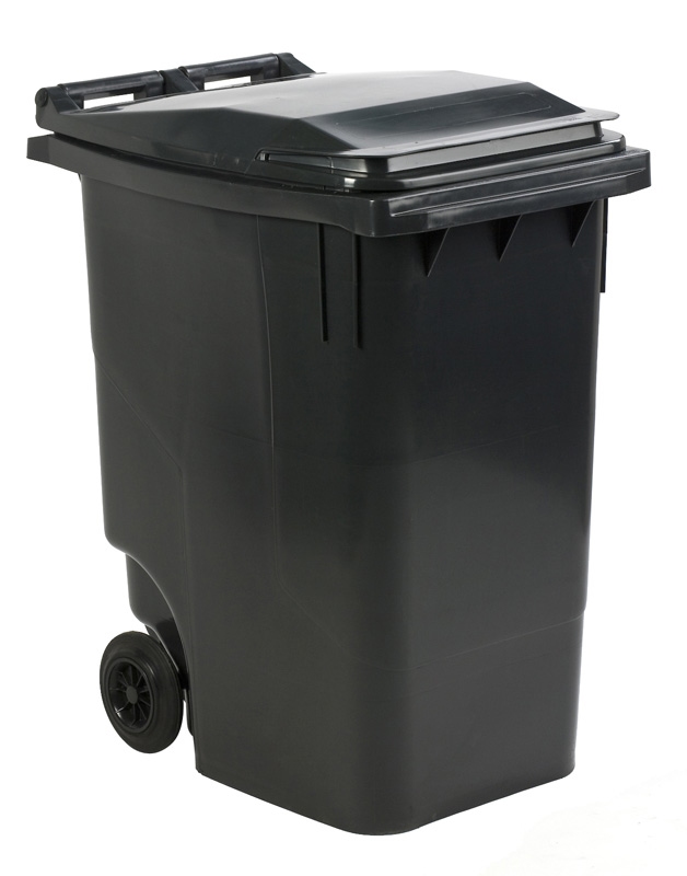 Mini-container 360 ltr grijs