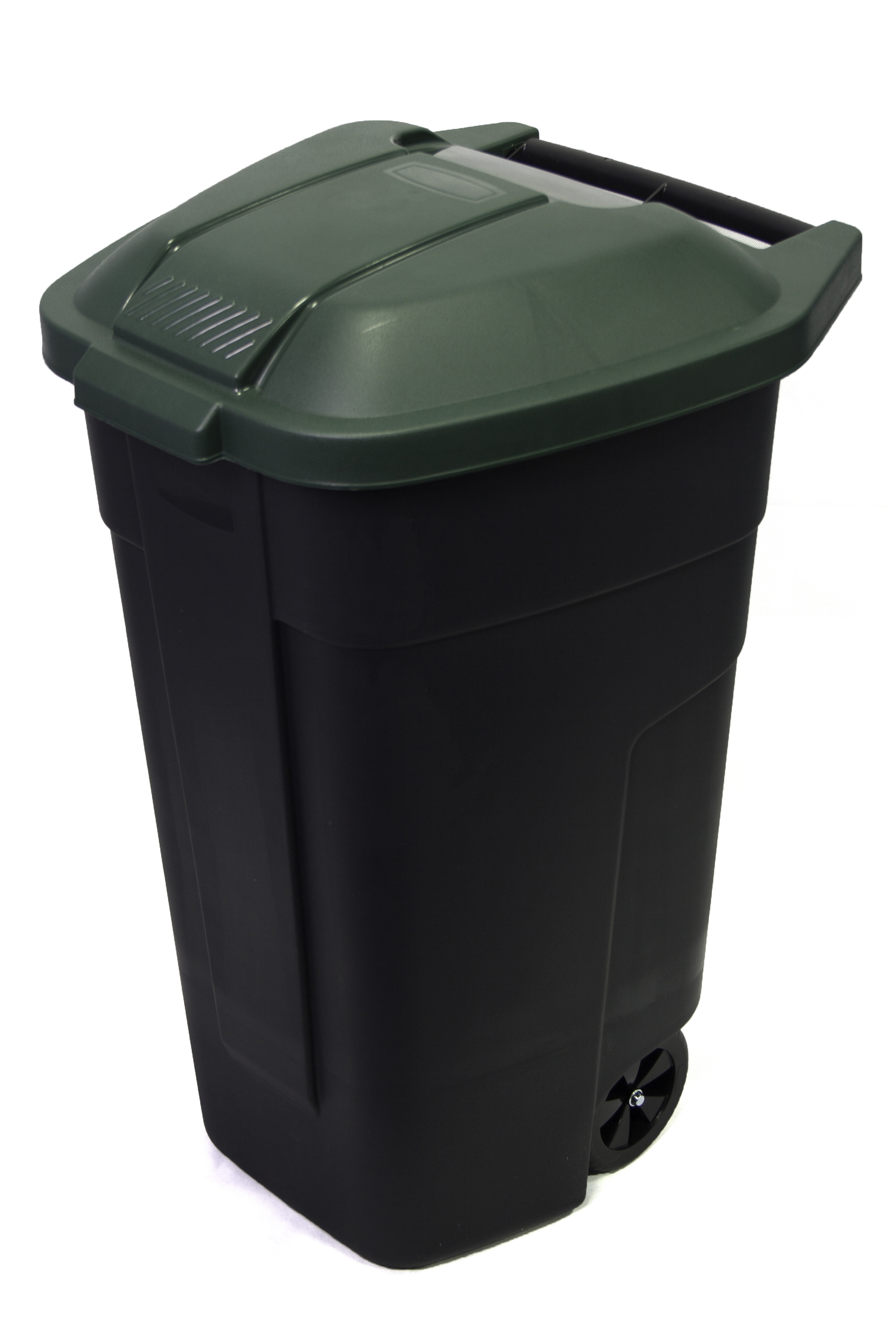 Mobiele container 100 ltr zwart