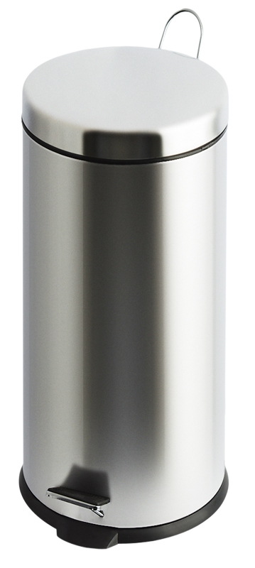 Pedaalemmer 30 ltr RVS