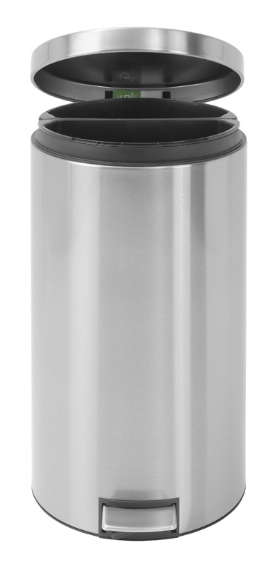 Pedaalemmer Twin Bin 2x20 ltr, Brabantia mat RVS FPP