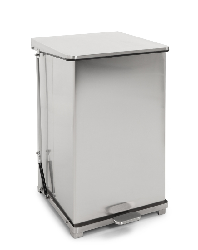 Pedaalvuilnisbak industrieëel 152L RVS