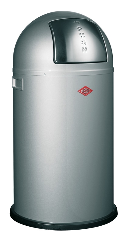 Pushboy 50 ltr, Wesco aluminiumgrijs