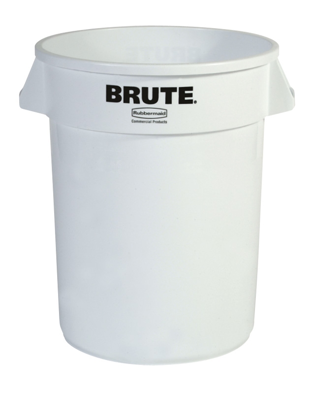 Ronde Brute container 121,1 ltr, Rubbermaid wit