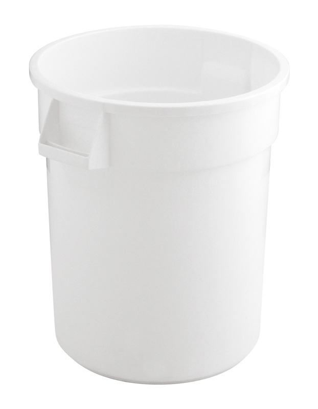 Ronde Brute container 75,7 ltr, Rubbermaid wit