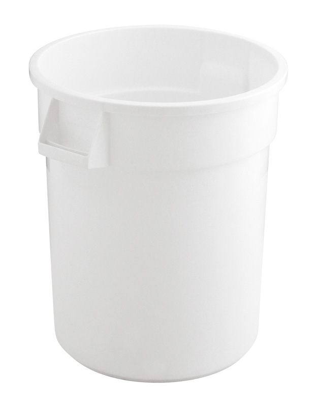 Ronde Brute container 75,7 ltr, wit