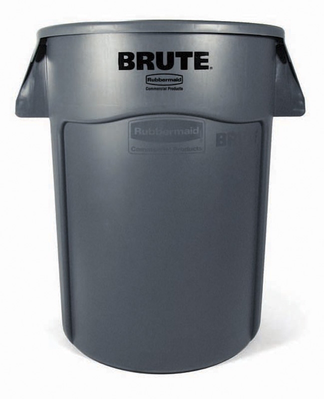 Ronde Brute Utility container 166,5 ltr, Rubbermaid grijs