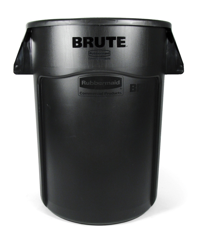 Ronde Brute Utility container 166,5 ltr, Rubbermaid zwart