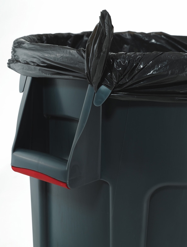 Ronde Brute Utility container 166,5 ltr, Rubbermaid zwart