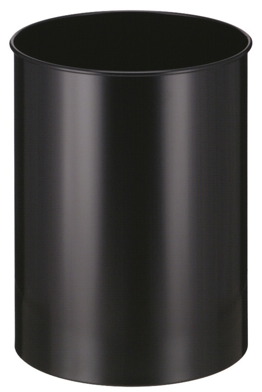 Ronde papierbak 30 ltr zwart